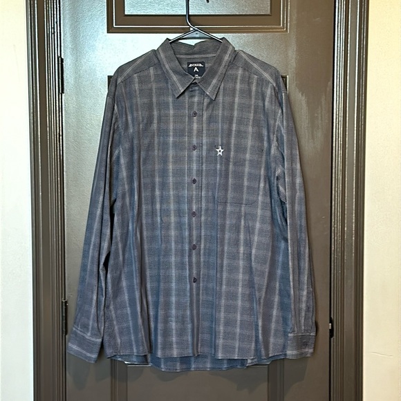 Men’s Antigua long sleeve Dallas Cowboys button up shirt, size XXL - Picture 1 of 3